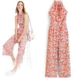 NWT JCrew Liberty Josephine floral high-neck jumpsuit